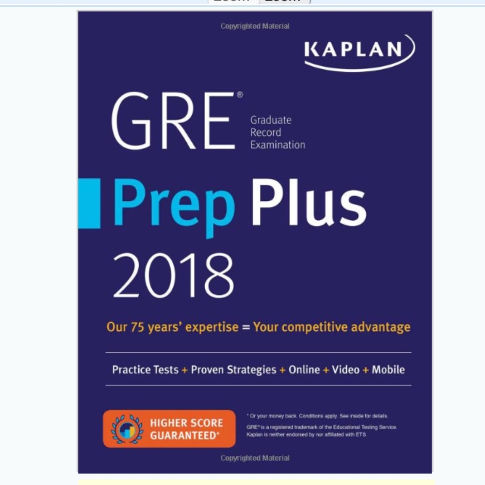GRE Prep Plus 2018